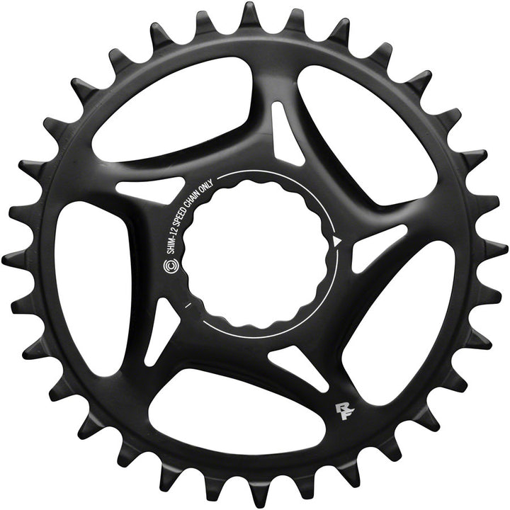 Plato de acero RaceFace Narrow Wide Direct Mount CINCH - Shimano 12 velocidades requiere cadena compatible con Hyperglide+ 34t BLK