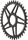 Plato elíptico de montaje directo Wolf Tooth - 42 dientes RaceFace/Easton CINCH, montaje directo, desplazamiento de 3 mm, compatible con Drop-Stop Flattop, negro