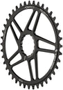 Plato elíptico de montaje directo Wolf Tooth - 40 dientes RaceFace/Easton CINCH, montaje directo, desplazamiento de 3 mm, compatible con Drop-Stop Flattop, negro