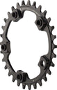 Plato Wolf Tooth 94 BCD - 30 dientes, 94 BCD, 5 tornillos, tope de caída, negro