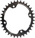 Plato elíptico Wolf Tooth 104 BCD - 32 dientes, 104 BCD, 4 tornillos, tope de caída, A BLK