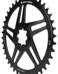 Plato Wolf Tooth de montaje directo - 42 dientes SRAM de montaje directo Drop-Stop B para bielas SRAM de 8 tornillos, desplazamiento de 6 mm, negro