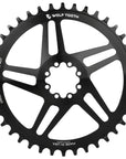 Plato Wolf Tooth de montaje directo - 42 dientes SRAM de montaje directo Drop-Stop B para bielas SRAM de 8 tornillos, desplazamiento de 6 mm, negro