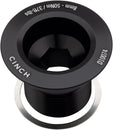 Tornillo de cigüeñal RaceFace CINCH con arandela - NDS M18 Negro brillante