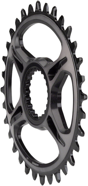 Plato de montaje directo Shimano SM-CRM95 XTR 1x M9100 M9120. Las bielas requieren una cadena compatible con Hyperglide+ de 32 dientes.