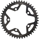 Plato Wolf Tooth para ciclocross de carretera (110 BCD) - 36 dientes, 110 BCD, 5 tornillos, tope abatible, 10/11/12 velocidades, compatible con Eagle Flattop, negro