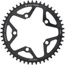 Plato Wolf Tooth para ciclocross de carretera (110 BCD, 48 dientes, 110 BCD, 5 tornillos, tope abatible, 10/11/12 velocidades, compatible con Eagle Flattop), color negro