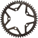 Plato Wolf Tooth para ciclocross de carretera (110 BCD, 50 dientes, 110 BCD, 5 tornillos, tope abatible, 10/11/12 velocidades, compatible con Eagle Flattop), color negro