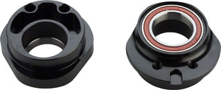 Eje de pedalier excéntrico PF30 de Wheels Manufacturing para sistemas SRAM TruVativ de 24/22 mm, color negro