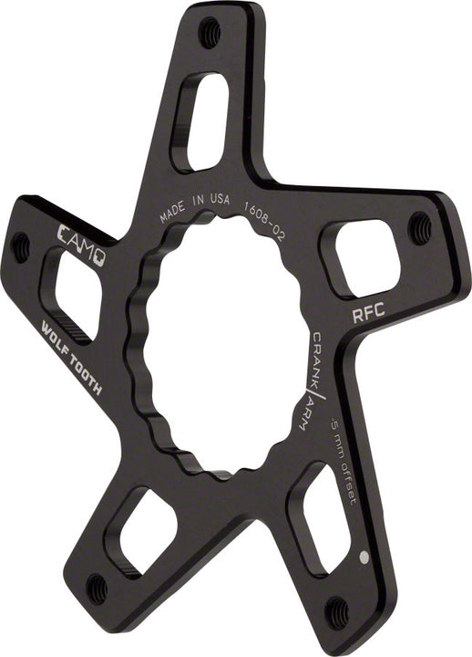 Araña de refuerzo de montaje directo RaceFace CINCH Wolf Tooth CAMO - M5, línea de cadena de 52 mm/desplazamiento de 3 mm