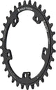 Plato de aluminio Wolf Tooth CAMO de 32 dientes con montaje Wolf Tooth CAMO Drop-Stop A BLK