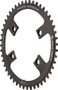Plato Wolf Tooth Shimano 110 BCD asimétrico - 48 dientes, 110 BCD asimétrico, 4 tornillos, tope de caída para bielas Shimano (negro)