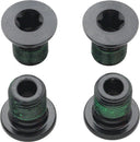 Juego de 4 tornillos para plato Shimano XTR FC-M980/970 (interior), XT FC-M8000 (medio), exterior, Dura-Ace FC-R9100/9000, Ultegra FC-6800
