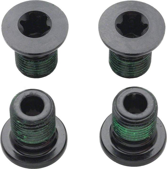 Juego de 4 tornillos para plato Shimano XTR FC-M980/970 (interior), XT FC-M8000 (medio), exterior, Dura-Ace FC-R9100/9000, Ultegra FC-6800