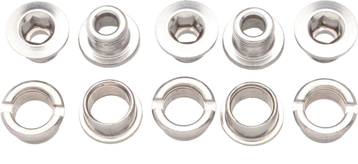 Tornillos para plato único Problem Solvers, cromo-molibdeno plateado