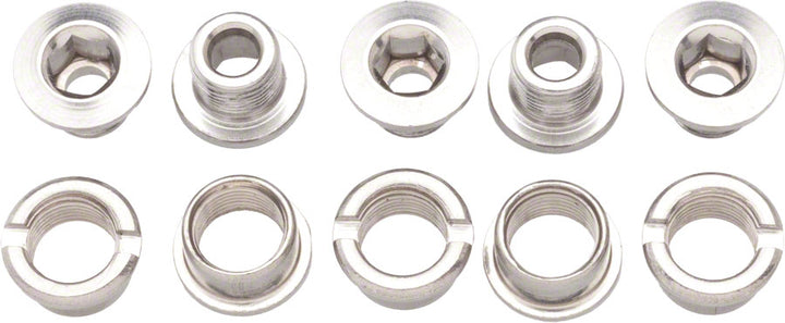 Tornillos de plato doble Problem Solvers de aleación plateada