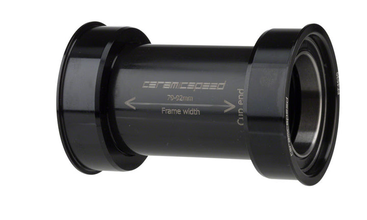 Pedalier CeramicSpeed ​​PF4630 - Eje PF30/BBright/386EVO de 30 mm, color negro