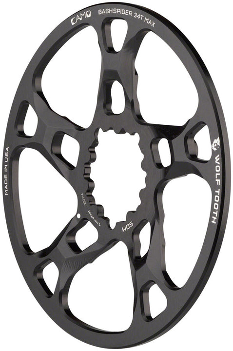 BashSpider Wolf Tooth CAMO para SRAM - M5 Boost, cadena de 52 mm, desplazamiento de 3 mm