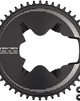 Wolf Tooth Aero Direct Mount 1x Chainring - 48t 4-Bolt Drop-Stop ST Compatible Shimano Dura-Ace R9200/R9200-P Only BLK