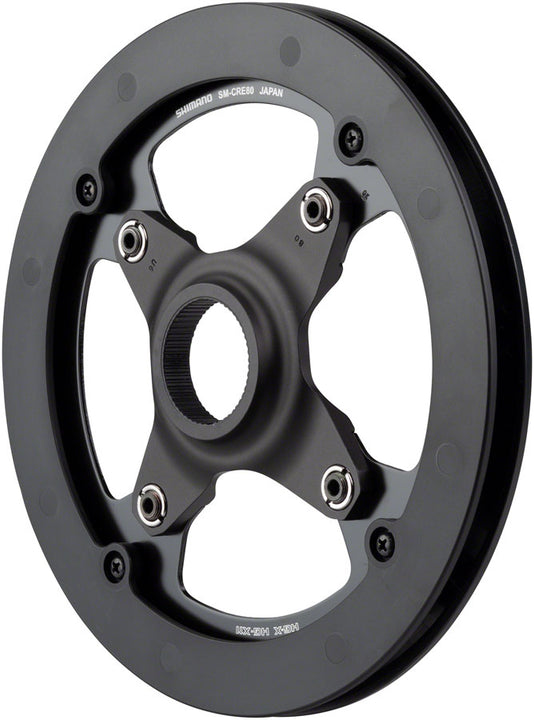 Plato Shimano STEPS SM-CRE80 con doble guía de cadena, 50 mm, línea de cadena 44 dientes