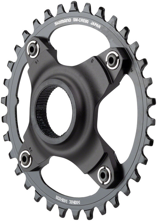 Guía de cadena Shimano STEPS SM-CRE80-B, 53 mm, Boost, línea de cadena, 34 dientes