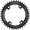 Plato Wolf Tooth Shimano 110 BCD asimétrico - 40 dientes, 110 BCD asimétrico, 4 tornillos, Drop-Stop ST para bielas Shimano GRX, color negro