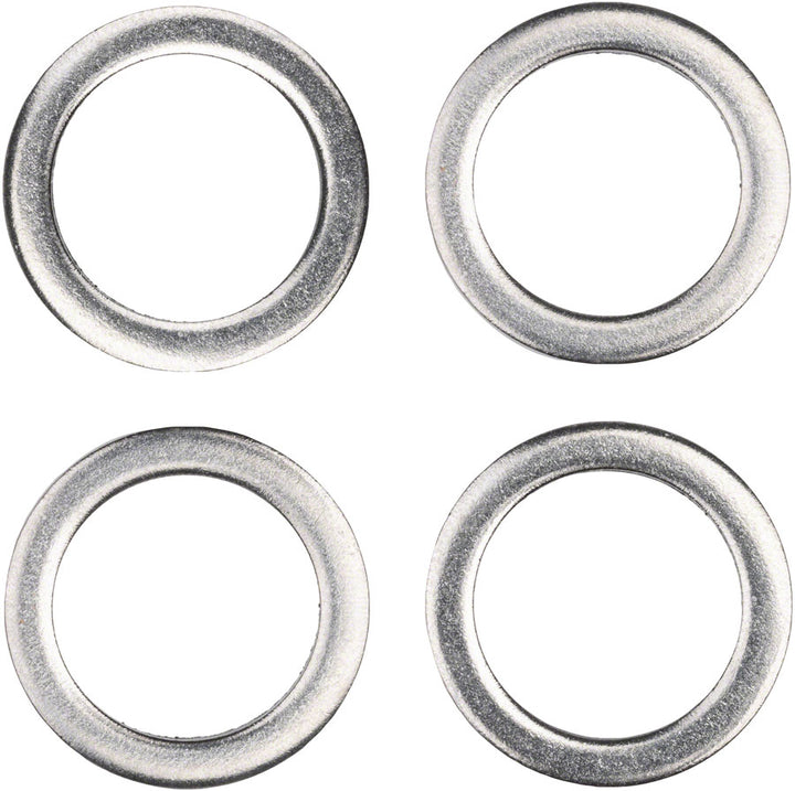 Arandelas de pedal Promax - Plateadas (Bolsa de 4)