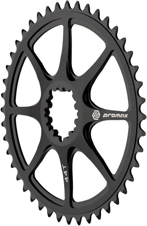 Plato Promax de montaje directo de 44 dientes, negro