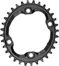 absoluteBLACK Oval 96 BCD Chainring - 30t 96 Shimano Asymmetric BCD 4-Bolt Requires Hyperglide+ Chain BLK