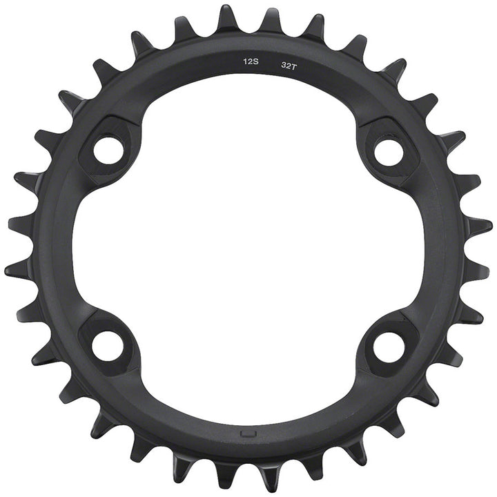 Plato Shimano FC-MT610 - 32 dientes, 12 velocidades, asimétrico, 96 BCD, negro