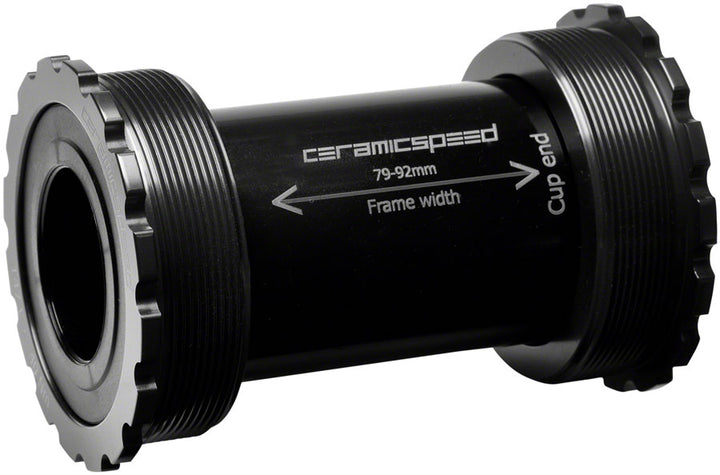 Pedalier CeramicSpeed ​​T47/86 - Shimano con revestimiento negro