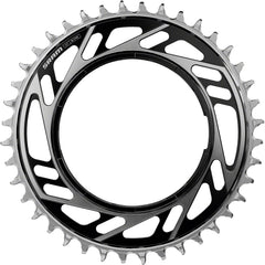 SRAM RED XPLR X-Sync Thread Mount Chainring - 44t 12/13-Speed Thread Mount For RED XPLR AXS PM Spider 6.5mm Offset - Black/Silver E1