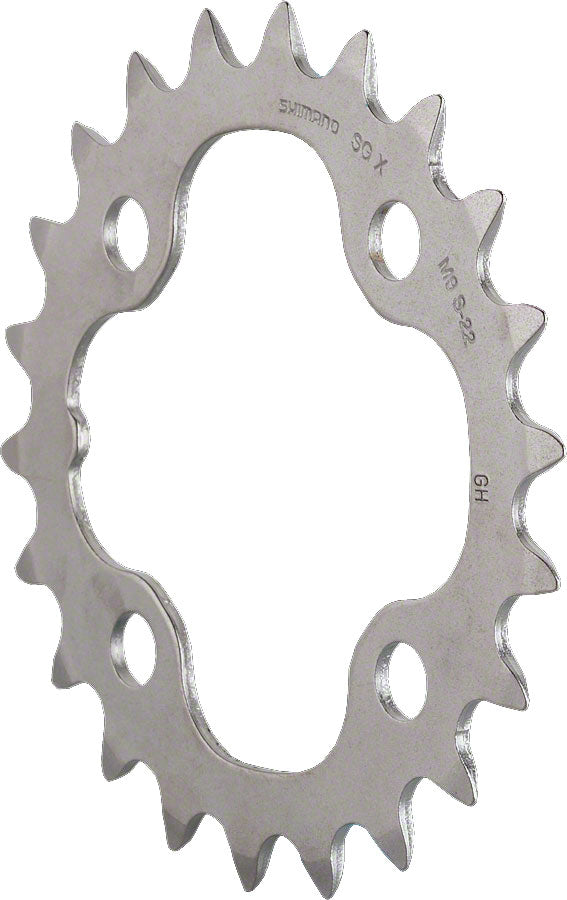 Plato Shimano Deore M532 de 22 dientes y 64 mm, 9 velocidades
