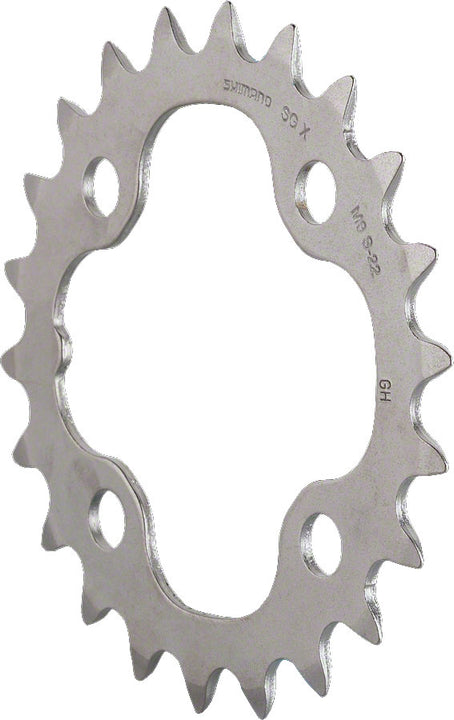 Plato Shimano Deore M532 de 22 dientes y 64 mm, 9 velocidades