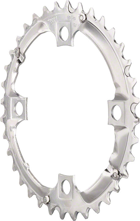 Plato Shimano Deore M533 36 dientes, 104 mm, 9 velocidades