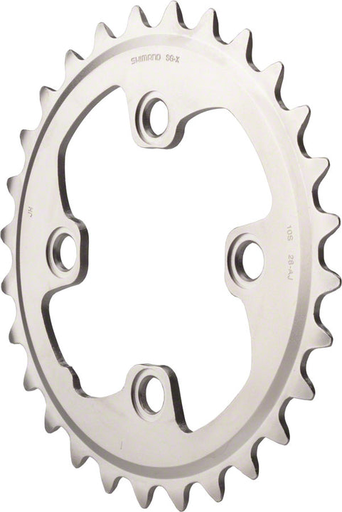 Plato interior tipo AJ Shimano XT M785 de 28 dientes y 64 mm, 10 velocidades
