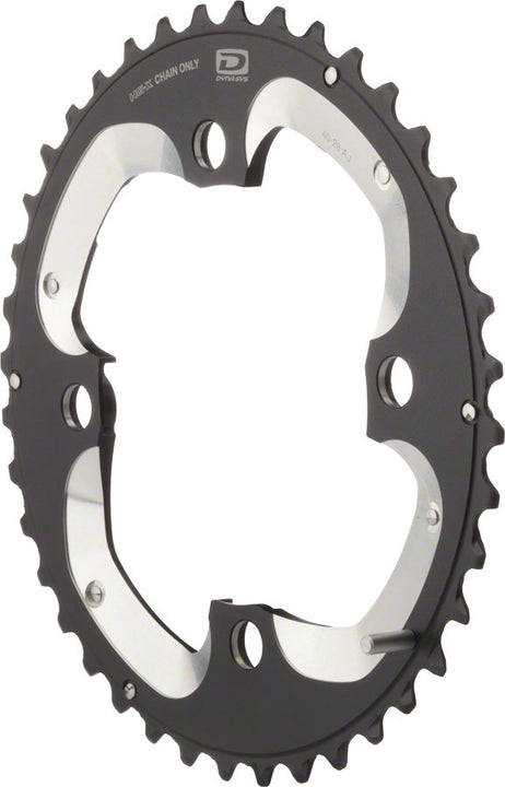 Plato exterior tipo AJ Shimano XT M785 40 dientes, 104 mm, 10 velocidades