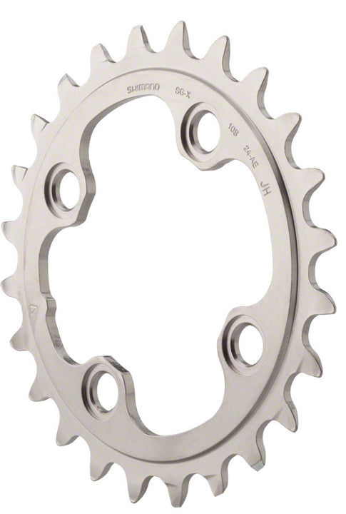Plato interior tipo AE Shimano XT M780 de 24 dientes y 64 mm, 10 velocidades