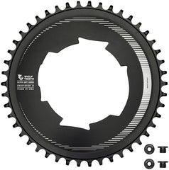 Plato Wolf Tooth Aero 107 BCD - 46 dientes, optimizado, cadenas SRAM Eagle Flaptop, Drop-Stop B BLK