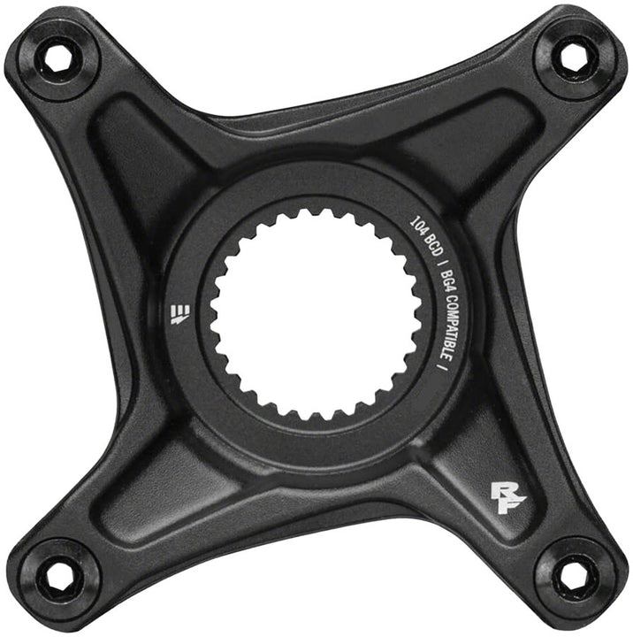 RaceFace Bosch Gen4 104 BCD Spider - Aluminio negro de 4 pernos 104 BCD