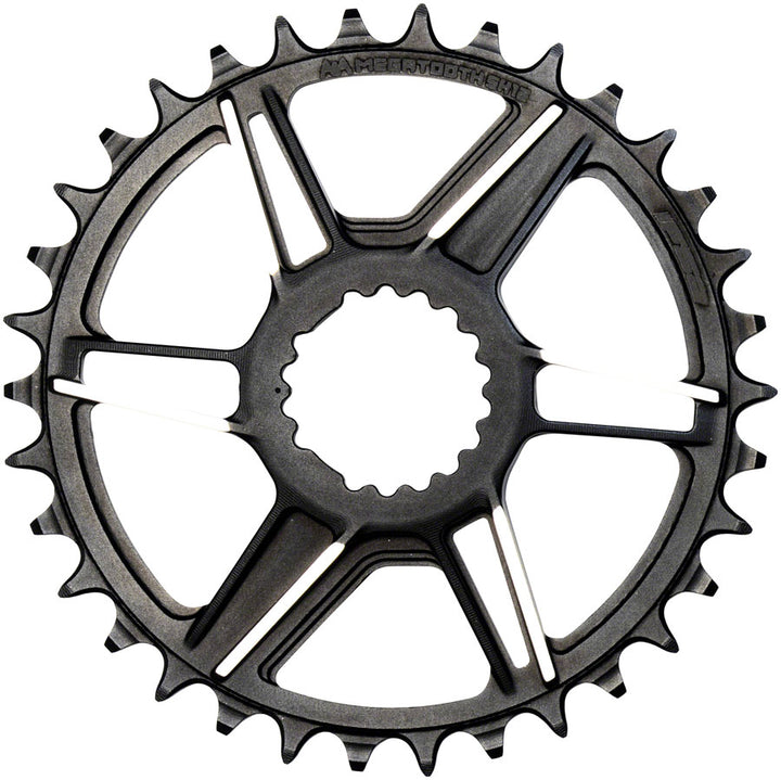 Plato N11 de montaje directo con gradiente Full Speed ​​Ahead - 36 dientes, compatible con montaje directo FSA, Shimano de 11 velocidades, SRAM de 11/12 velocidades, negro
