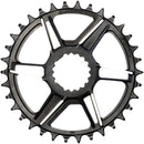 Plato N11 de montaje directo con gradiente Full Speed ​​Ahead - 34 dientes, compatible con montaje directo FSA, Shimano de 11 velocidades, SRAM de 11/12 velocidades, negro