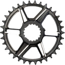 Plato SH12 de montaje directo con gradiente Full Speed ​​Ahead - 36 dientes, compatible con montaje directo FSA, Shimano Hyperglide+ de 12 velocidades, negro