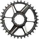 Plato SH12 de montaje directo con gradiente Full Speed ​​Ahead - 34 dientes, compatible con montaje directo FSA, Shimano Hyperglide+ de 12 velocidades, negro