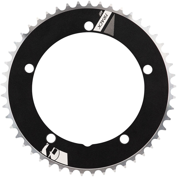 Plato FSA NS Track, 1x 50 dientes, 144BCD, patrón de 5 tornillos, ancho de cadena de 1/8", negro