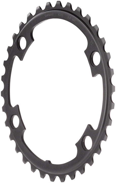 Plato Shimano Tiagra FC-4700 - 34 dientes, 110 BCD, asimétrico, negro