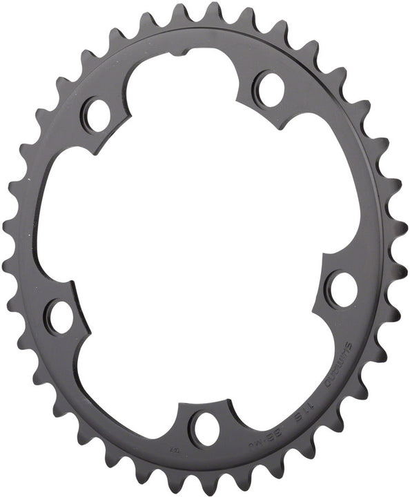 Plato Shimano RS500 - 36 dientes, 110 BCD, 5 tornillos, 11 velocidades, negro