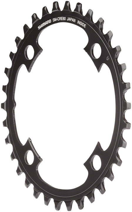 Plato Shimano STEPS SM-CRE80 para bicicleta eléctrica (34 dientes, 10/11 velocidades) para bielas FC-E8000