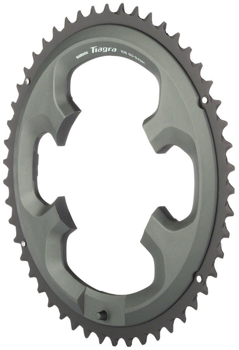 Plato Shimano Tiagra FC-4700 - 50 dientes, 110 BCD, asimétrico, negro