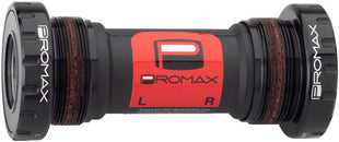 Eje de pedalier externo sellado de aleación Promax EX-1 68/73 mm, color negro